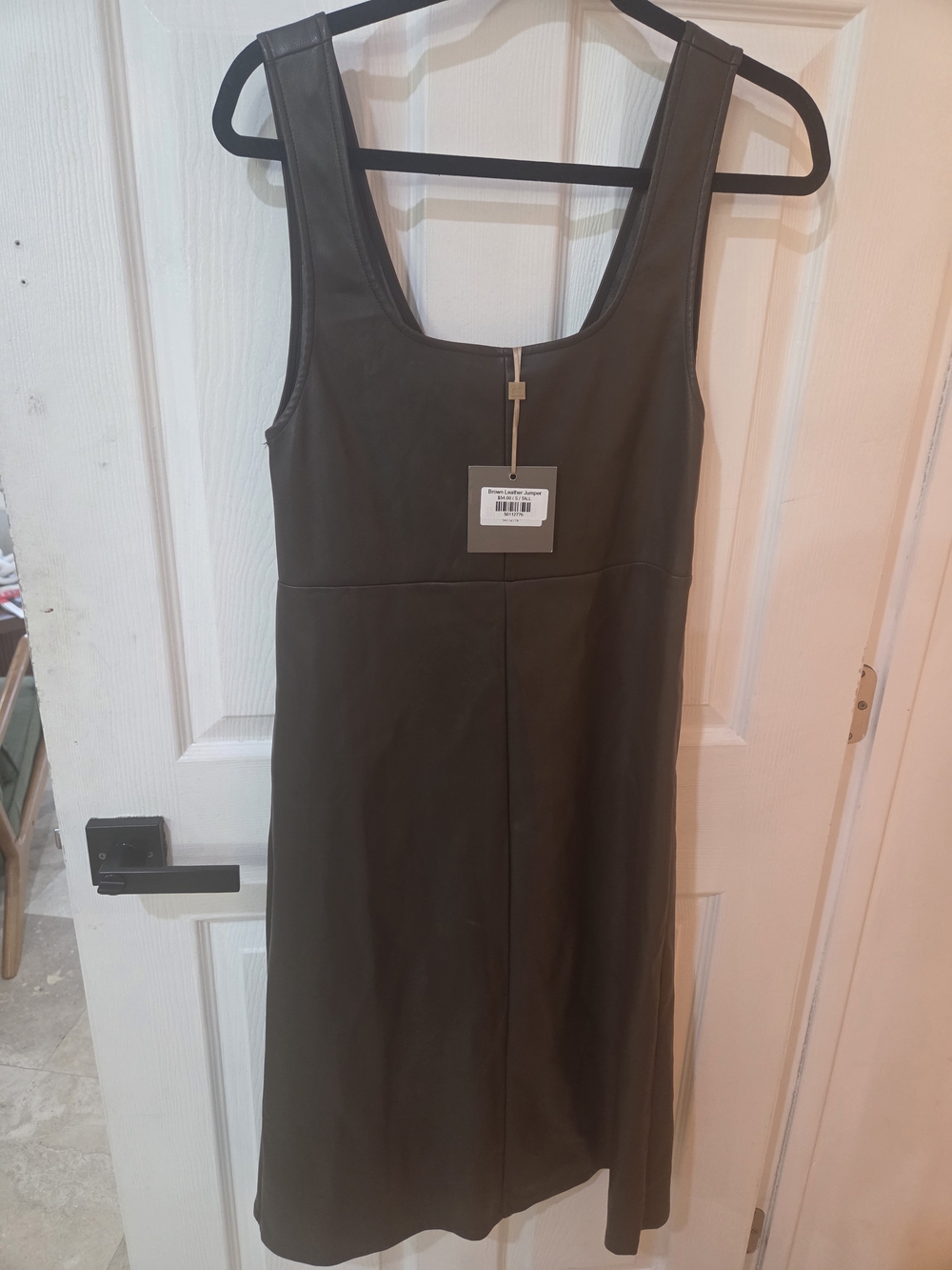 Blank NYC Olive Faux Leather Tank Dress